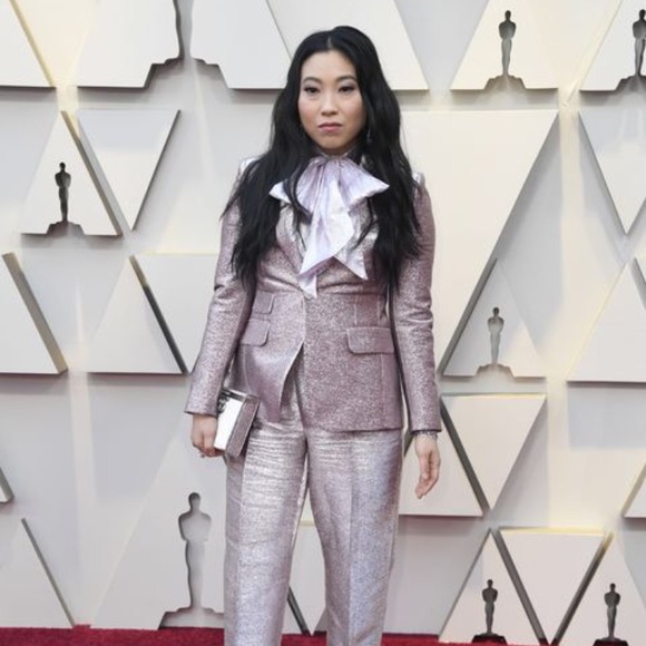 SOLD NWOT Alice & Olivia Silk Slacks - Picture 8 of 8